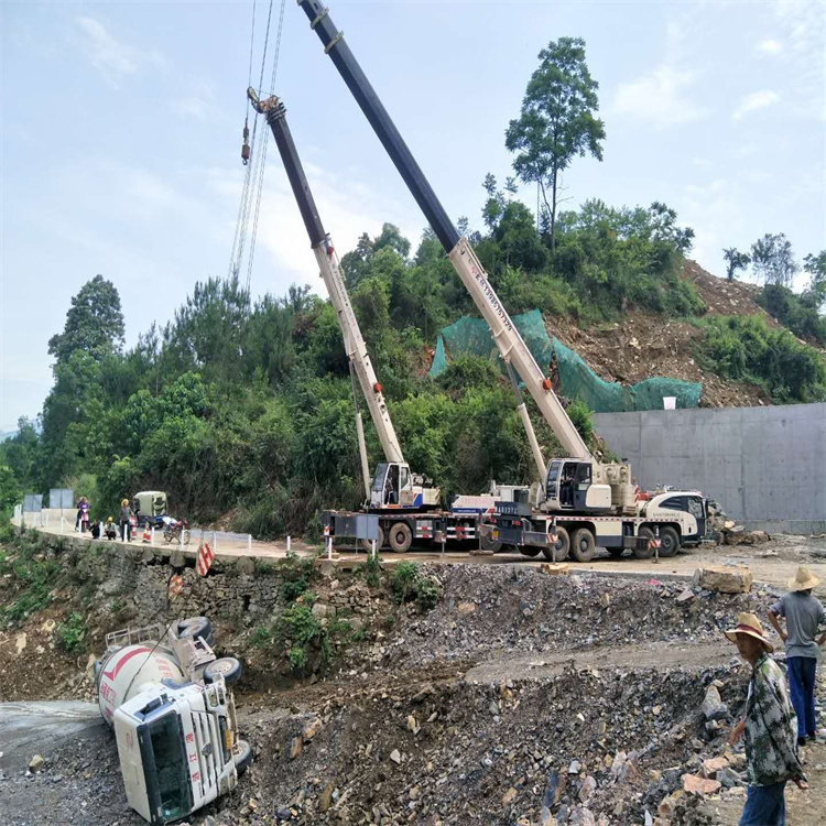 黔西南黔西南24小时应急道路救援吊装吊装现场实拍